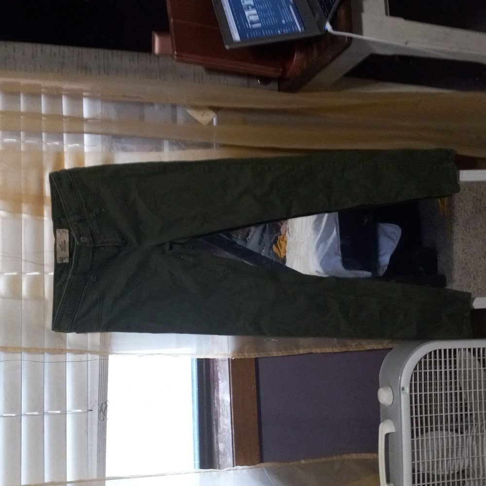 Army Green Holister Skinny Jeans